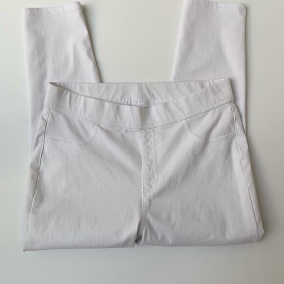 Time and Tru White Cotton Blend Ankle Skinny Pants - Picture 8 of 9